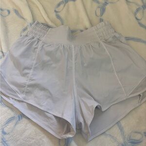 Lululemon Hotty Hot White Shorts